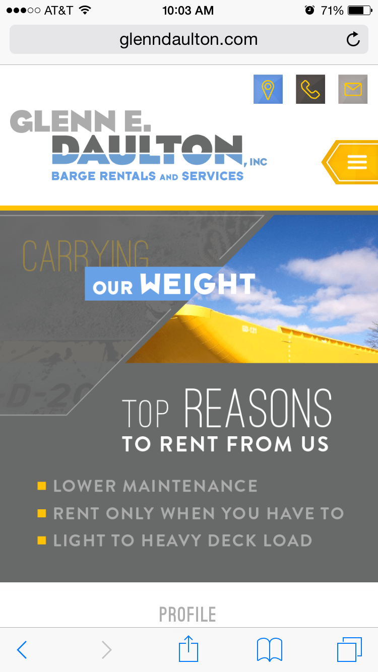 glenn daulton mobile version website
