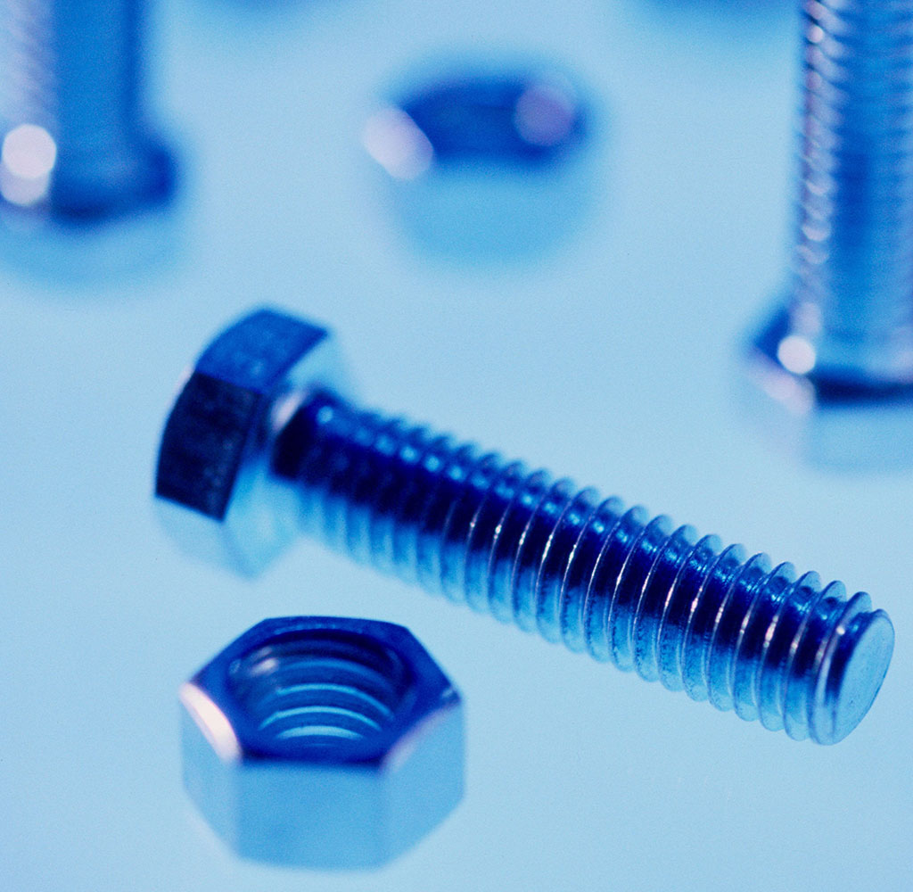 blue nuts and bolts
