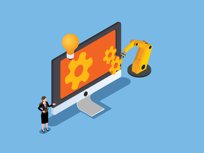 result driven marketing illustration