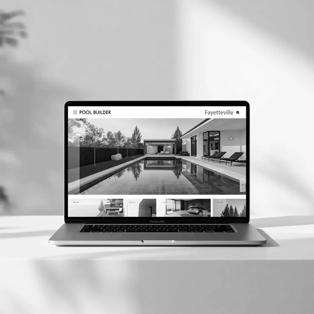 pool builder web design in Fayetteville