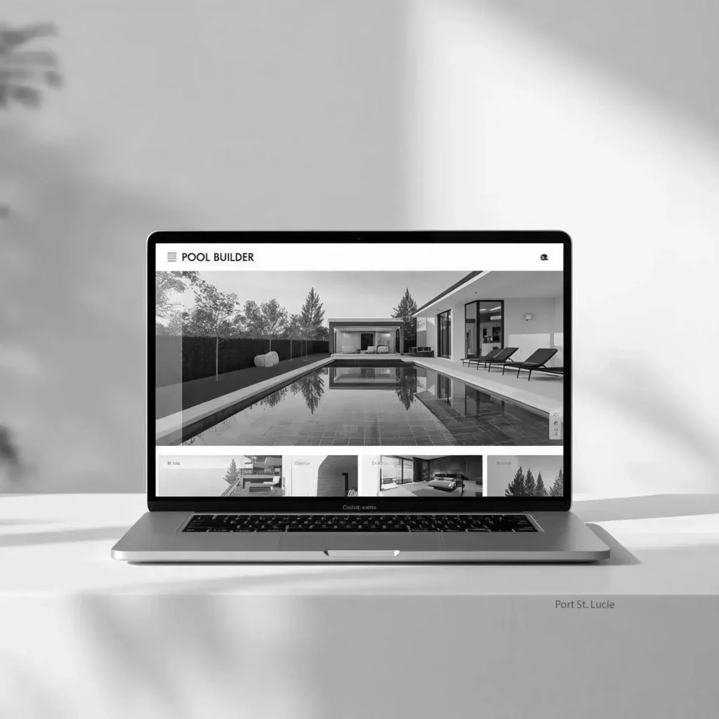 pool builder web design in Port St. Lucie