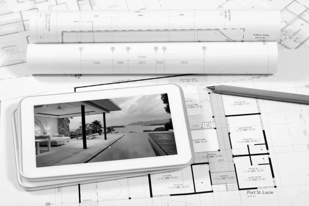 swimming pool web design plan in Port St. Lucie
