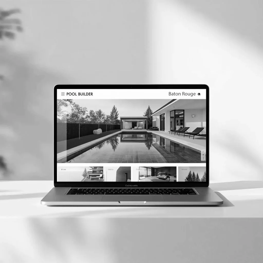 pool builder web design baton rouge